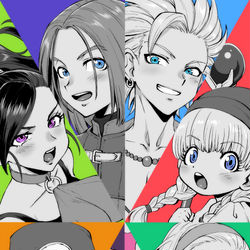 This is a pixiv picture whose title is 集合！.