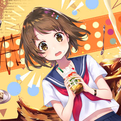 This is a pixiv picture whose title is プリン アラモード フラペチーノ.