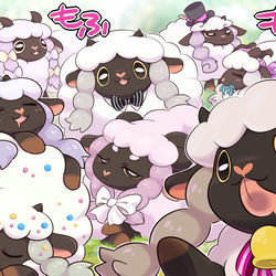 This is a pixiv picture whose title is もふもふウールー.