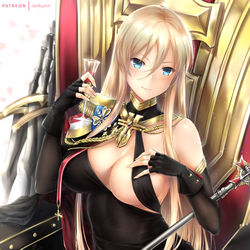 This is a pixiv picture whose title is ビスマルク.