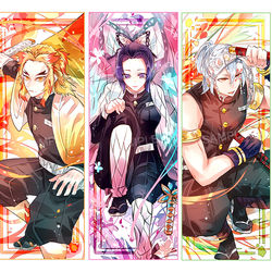 This is a pixiv picture whose title is 鬼滅之刃.