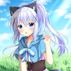 This is a pixiv picture whose title is オオカミチノちゃん.