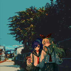 This is a pixiv picture whose title is START LINE.