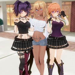 This is a pixiv picture whose title is ギャル.