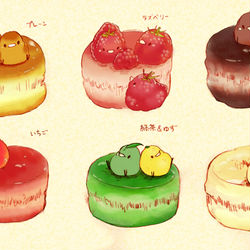This is a pixiv picture whose title is もりもりスコーン.