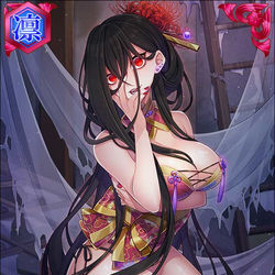 This is a pixiv picture whose title is 【お仕事】戦国武将姫MURAMASA.