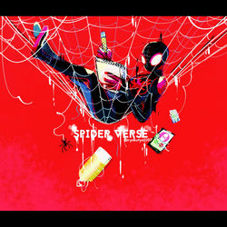 This is a pixiv picture whose title is スパイダーバース.