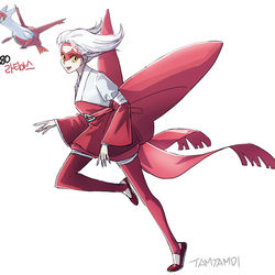 This is a pixiv picture whose title is 380.ラティアス.
