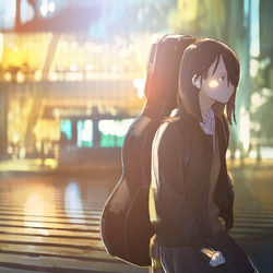 This is a pixiv picture whose title is 音の歴史.