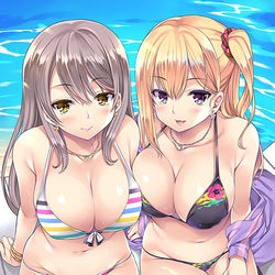 This is a pixiv picture whose title is 夏と海とギャル.
