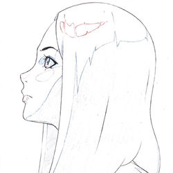 This is a pixiv picture whose title is animation supervising sketches.