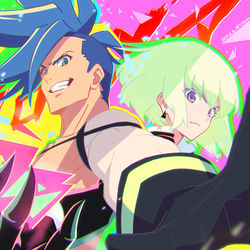 This is a pixiv picture whose title is 映画「プロメア」.