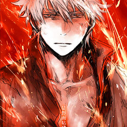 This is a pixiv picture whose title is 『徒野画帖肆×火花』イラスト本.