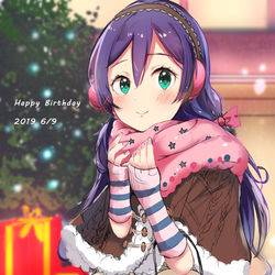 This is a pixiv picture whose title is 希ちゃん生誕祭.