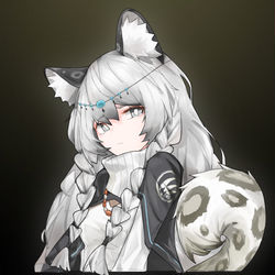 This is a pixiv picture whose title is 【初雪】.