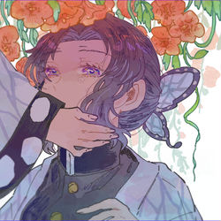 This is a pixiv picture whose title is 蝶.