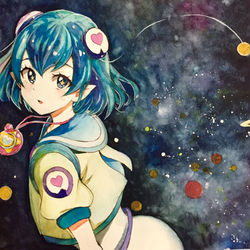 This is a pixiv picture whose title is プリキュア透明水彩（3枚）.