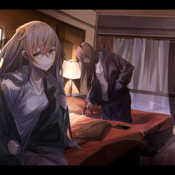 This is a pixiv picture whose title is hotel.