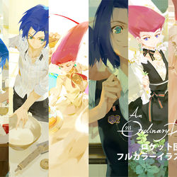 This is a pixiv picture whose title is 【チャレ！17】新刊サンプル.