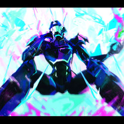 This is a pixiv picture whose title is プロメア.