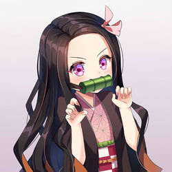 This is a pixiv picture whose title is nezuko.