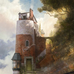 This is a pixiv picture whose title is 安全な庭.