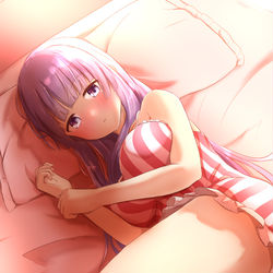 This is a pixiv picture whose title is 眠.