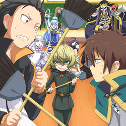 This is a pixiv picture whose title is いせかる.