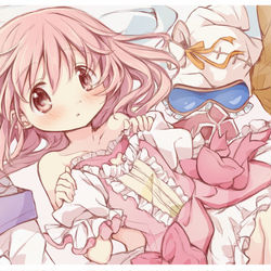 This is a pixiv picture whose title is 着せ替えまどかちゃん本表紙.