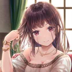 This is a pixiv picture whose title is 年上彼女.