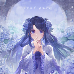This is a pixiv picture whose title is True pure💜.