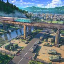 This is a pixiv picture whose title is Floatinglight Town.