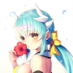 This is a pixiv picture whose title is 水着きよひー.