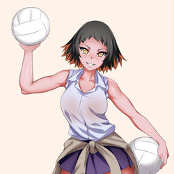 This is a pixiv picture whose title is 遊ぼうよ ( ﾟ▽ﾟ)/.