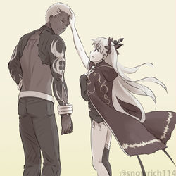 This is a pixiv picture whose title is 【FGO】いたいのいたいの　とんでけ～　（差分あり）.