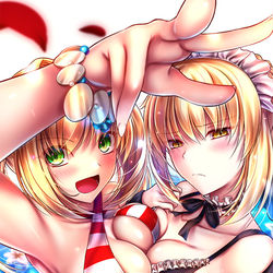 This is a pixiv picture whose title is ネロ・アルトリア.