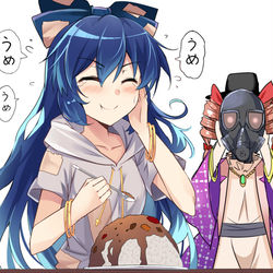 This is a pixiv picture whose title is 紫苑ちゃんに沢山食べさせたい.