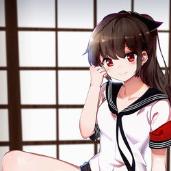 This is a pixiv picture whose title is 敷波.
