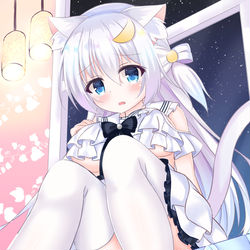 This is a pixiv picture whose title is 月子.