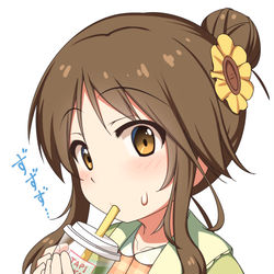This is a pixiv picture whose title is タピ森藍子ちゃん.