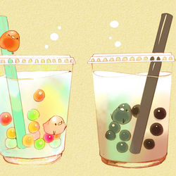 This is a pixiv picture whose title is タピタピ.