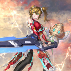 This is a pixiv picture whose title is 【PSO2 TCG】意志を継ぐ者　エコー【Vol.2-1】.