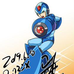 This is a pixiv picture whose title is 2019年度版　6月10日はロックマンＸの日！？.
