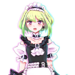This is a pixiv picture whose title is 女装リオきゅ….