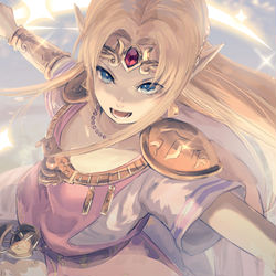 This is a pixiv picture whose title is ZELDA.