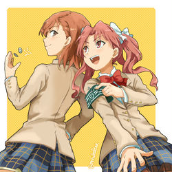 This is a pixiv picture whose title is みこくろ.
