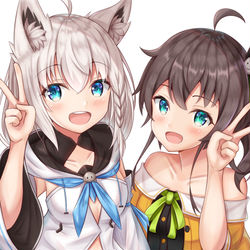 This is a pixiv picture whose title is 夏色吹雪.