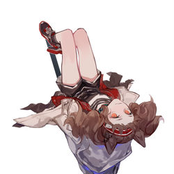 This is a pixiv picture whose title is Angelina.