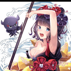 This is a pixiv picture whose title is 北斎ちゃん.