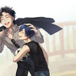 This is a pixiv picture whose title is 兄弟.